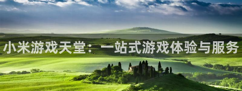 杏鑫登录测速：小米游戏天堂：一站式游戏体验与服务