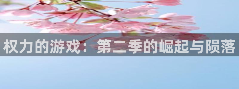 杏鑫注册平台官方网站入口：权力的游戏：第二季的崛起与陨落